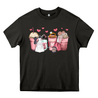 Asphalt wedding bride coffee cups Heavy Core Tee - Zillion Design Studio