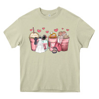 Mossy wedding bride coffee cups Heavy Core Tee - Zillion Design Studio
