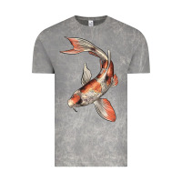 Cloud Rock Koi Fish Vintage Tee - LillyAllenDesigns