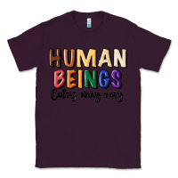 Plum human beings colors may vary Classic Tee - MaliasSmallBusiness