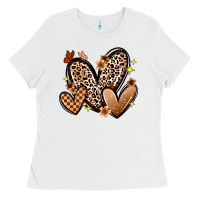 White melanin hearts Ladies Tee - Zillion Design Studio