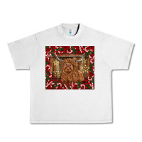 Lunar Rock Christmas highland cow with candy canes Urban Heavy Tee - BarkalooDesign
