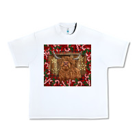 White Christmas highland cow with candy canes Urban Heavy Tee - BarkalooDesign