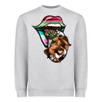 Serape Cowboy Tongue Heavyweight Sweatshirt | Teevron