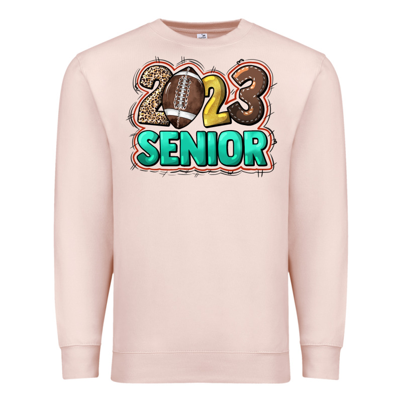 2023 Senior Football Premium Sweatshirt by NancyCooperArtShop | Teevron