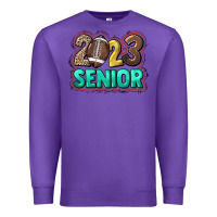 Purple 2023 senior Football Premium Sweatshirt - NancyCooperArtShop