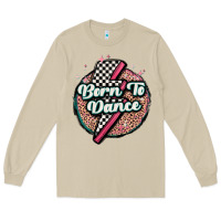 Mushroom born to dance Long Sleeve Tee - MaliasSmallBusiness