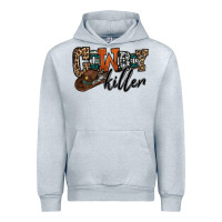 Heather Grey cowboy killer Urban Hoodie - OliviaCreatesArt