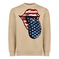 Mushroom America 4th Of July Tongue Heavyweight Sweatshirt - Jasminsmagicworld