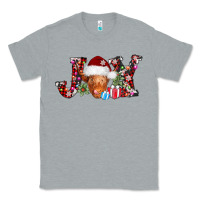 Heather Grey joy christmas heifer Classic Tee - AdoDesignShop