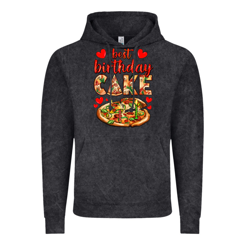 Best Birthday Cake Pizza Vintage Hoodie by AdoDesignShop | Teevron