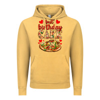 Vintage Mustard best birthday cake pizza Vintage Hoodie - AdoDesignShop