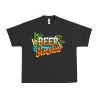 Pigment Black Beer and sunshine Urban Heavy Tee - NancyCooperArtShop
