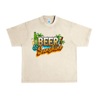 Sandshell Beer and sunshine Urban Heavy Tee - NancyCooperArtShop