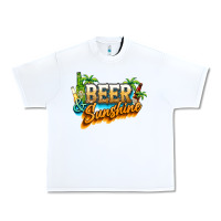 White Beer and sunshine Urban Heavy Tee - NancyCooperArtShop