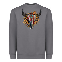 Storm American Bull Skull Heavyweight Sweatshirt - Jasminsmagicworld