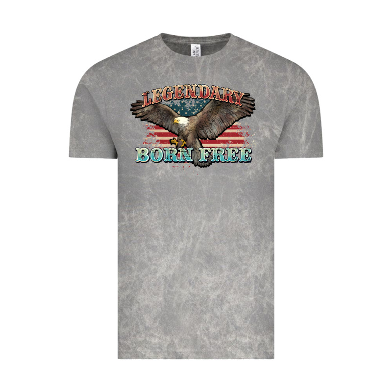 Legendary Born Free Eagle Vintage Tee by NancyCooperArtShop | Teevron