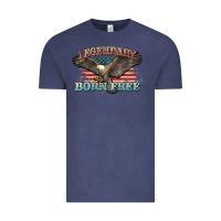Vintage Denim legendary born free eagle Vintage Tee - NancyCooperArtShop