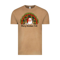 Vintage Camel merry christmas y'all santa rainbow Vintage Tee - AdoDesignShop