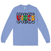 Colony Blue black history vibes Long Sleeve Tee - MaliasSmallBusiness