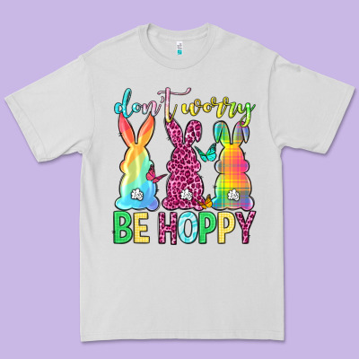 Don't Worry Be Hoppy Easter Day Premium Tee Designed By Neo Western