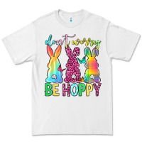 White Don't worry be hoppy Easter Day Premium Tee - Neo Western