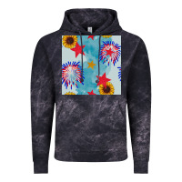 Patriotic Fireworks And Sunflower Vintage Hoodie | Teevron