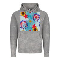 Cloud Rock patriotic fireworks and sunflower Vintage Hoodie - BundleAndBundleShop