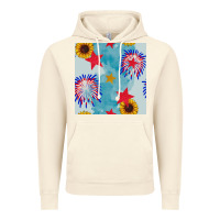 Vintage Artic patriotic fireworks and sunflower Vintage Hoodie - BundleAndBundleShop