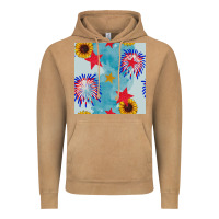 Vintage Camel patriotic fireworks and sunflower Vintage Hoodie - BundleAndBundleShop