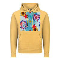 Vintage Mustard patriotic fireworks and sunflower Vintage Hoodie - BundleAndBundleShop