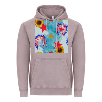 Vintage Zinc patriotic fireworks and sunflower Vintage Hoodie - BundleAndBundleShop