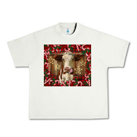 Pistachio christmas heifer with candy canes Urban Heavy Tee - BarkalooDesign