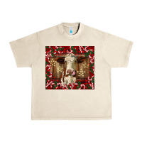 Sandshell christmas heifer with candy canes Urban Heavy Tee - BarkalooDesign