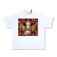 White christmas heifer with candy canes Urban Heavy Tee - BarkalooDesign