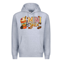 Heather Grey Mini spice Premium Hoodie - NancyCooperArtShop