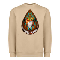 Mushroom aztec bullskull teardrop earrings Heavyweight Sweatshirt - Jasminsmagicworld