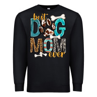 Black Best Dog Mom Ever Premium Sweatshirt - texasbilliewilder