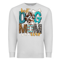 Dove Grey Best Dog Mom Ever Premium Sweatshirt - texasbilliewilder