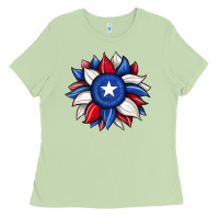 Matcha sunflower texas flag 2 Ladies Tee - JahusDesignShop