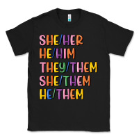 Black lgbtq pronouns Classic Tee - MaliasSmallBusiness