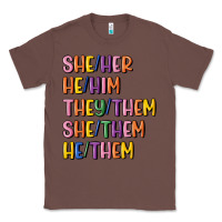 Chestnut lgbtq pronouns Classic Tee - MaliasSmallBusiness