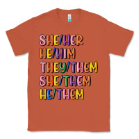 Copper lgbtq pronouns Classic Tee - MaliasSmallBusiness