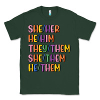Sports Green lgbtq pronouns Classic Tee - MaliasSmallBusiness