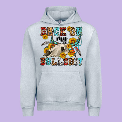 Back On My Bullshit Western Olivia Urban Hoodie Designed By Oliviacreatesart
