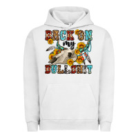 Pigment Lunar Rock back on my bullshit western olivia Urban Hoodie - OliviaCreatesArt