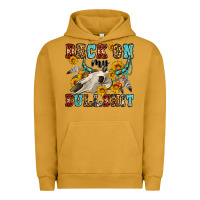 Pigment Peanut Butter back on my bullshit western olivia Urban Hoodie - OliviaCreatesArt