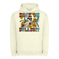 Pigment Pistachio back on my bullshit western olivia Urban Hoodie - OliviaCreatesArt