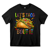 Black lets taco bout it Heavy Core Tee - CTS Tumbler Store