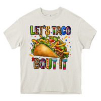 Cream lets taco bout it Heavy Core Tee - CTS Tumbler Store